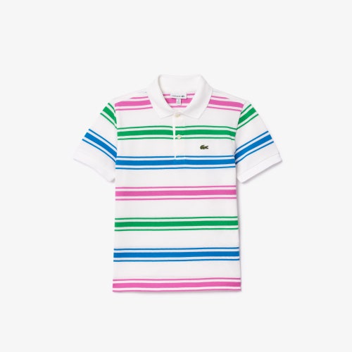 Striped Petit Pique Polo Shirt